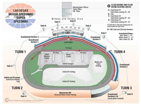 las vegas motor speedway seating map